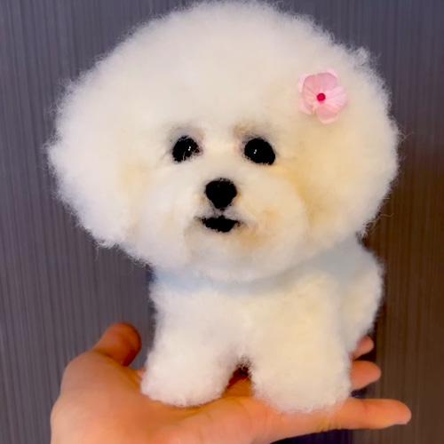 羊毛フェルト pr プロフお読みください様確認用 パピキー 犬 オーダー 羊毛フェルト pr プロフお読みください様確認用 パピキー 犬 オーダー