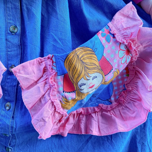 古着 ヴィンテージ vintage スカート デニムスカート リメイク  