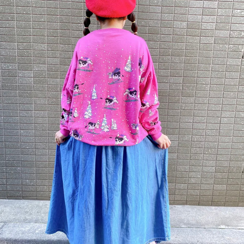 古着 ヴィンテージ vintage スカート デニムスカート リメイク