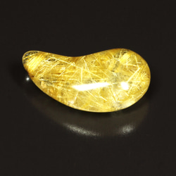 【存在感抜群】一点物 ゴールドタイチンルチル 勾玉 Ｍｒ１４８ 金針水晶のお守り効果 力が宿る 天然石ストーン 京海堂 11枚目の画像