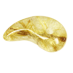 【存在感抜群】一点物 ゴールドタイチンルチル 勾玉 Ｍｒ１４８ 金針水晶のお守り効果 力が宿る 天然石ストーン 京海堂 6枚目の画像