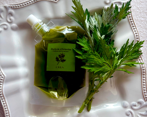 100ml】よもぎオイル ヨモギ 新芽 オーガニック 農薬不使用 野草 無