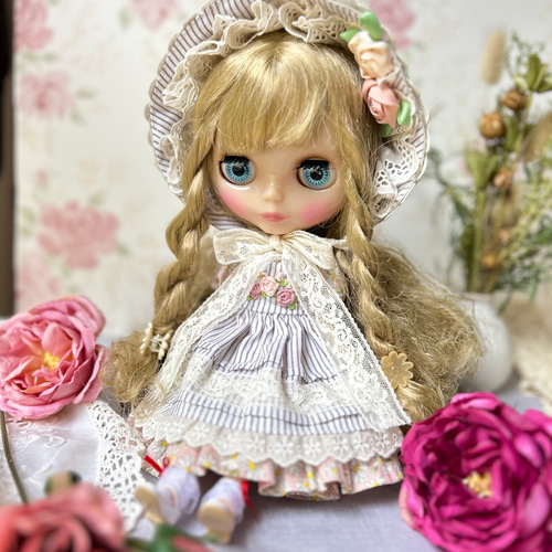 ▷麦わら帽子洋服セット/ブライスアウトフィットハンドメイドの