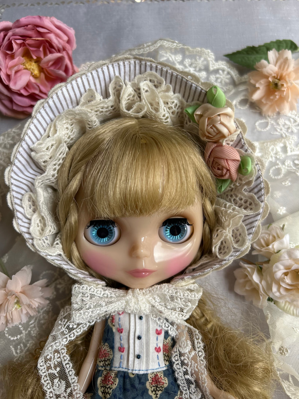 ブライス着物　ピンクボンネット blythe 着物 羽織 ピンク 413 ブライスアウトフィット ネオ