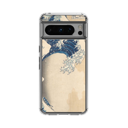 Google Pixelクリアケース 葛飾北斎 神奈川沖浪裏【高解像度画像使用