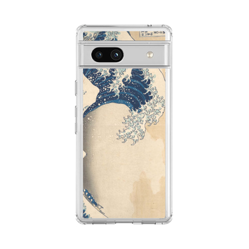 Google Pixelクリアケース 葛飾北斎 神奈川沖浪裏【高解像度画像使用
