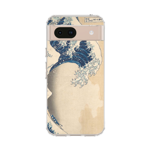 Google Pixelクリアケース 葛飾北斎 神奈川沖浪裏【高解像度画像使用