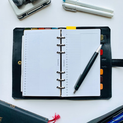 【バイブル】デイリー24hバーチカル フリースタイル システム手帳リフィル 5枚目の画像