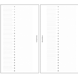 【バイブル】デイリー24hバーチカル フリースタイル システム手帳リフィル 5枚目の画像