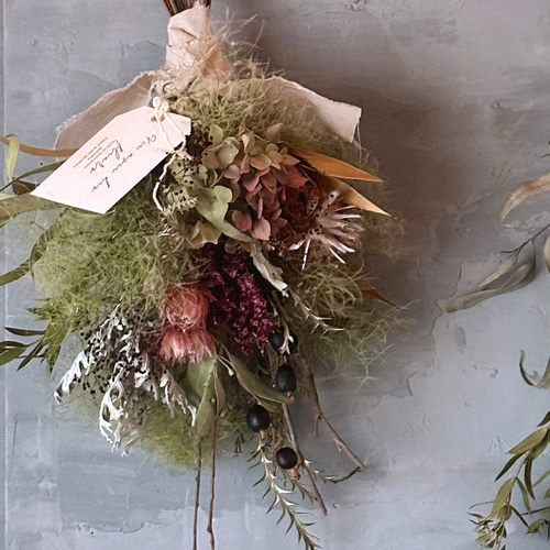 日常に寄り添うスモークツリー スワッグ スワッグ nico 通販 18125936