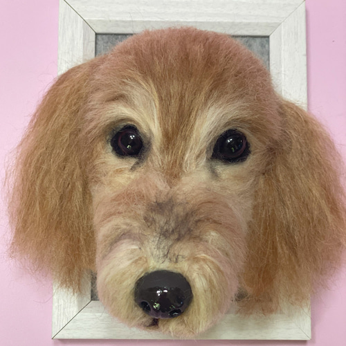 愛犬ちゃんのそっくりなリアルなペット人形をお作りします！ 羊毛
