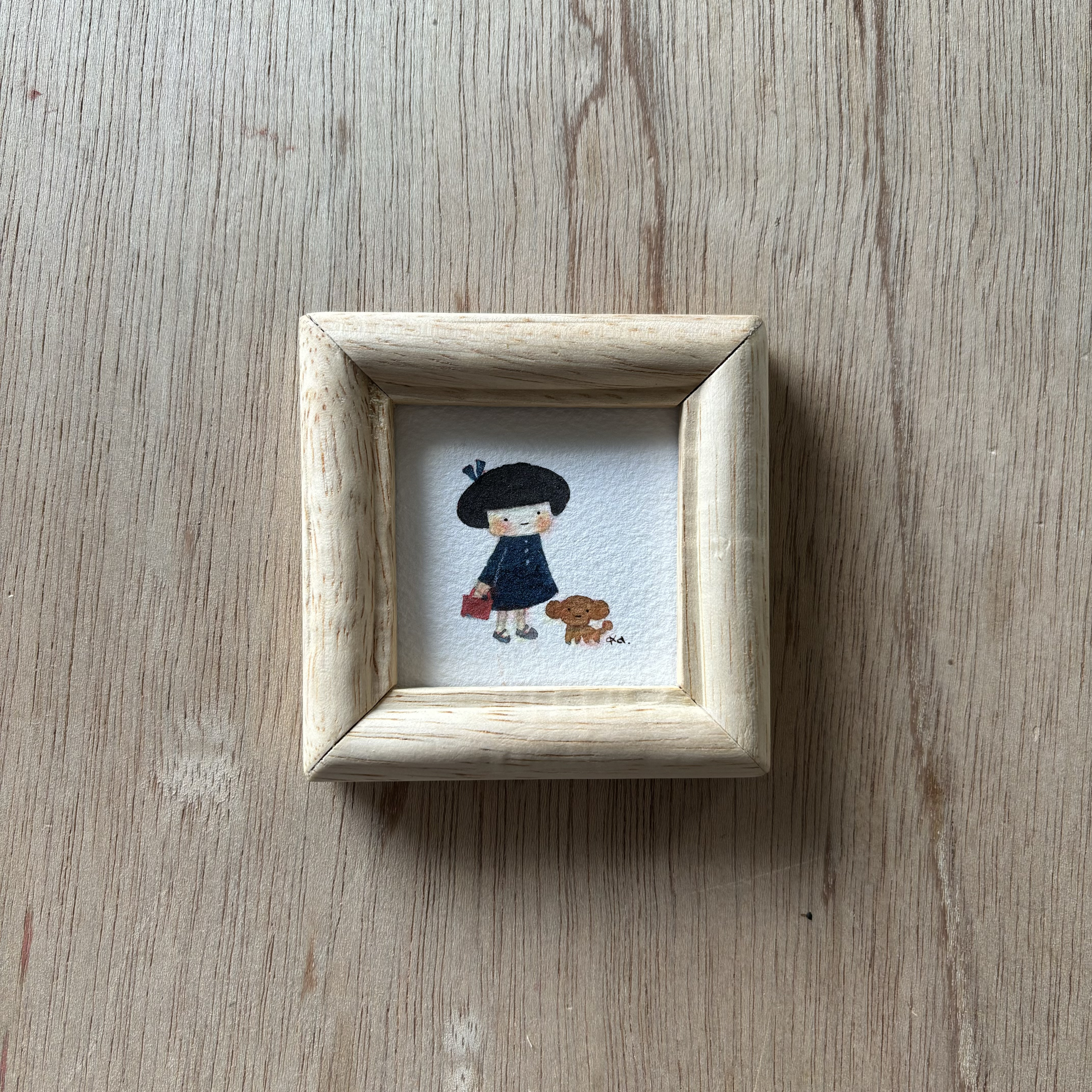 「だんだんと」ミニ額　原画