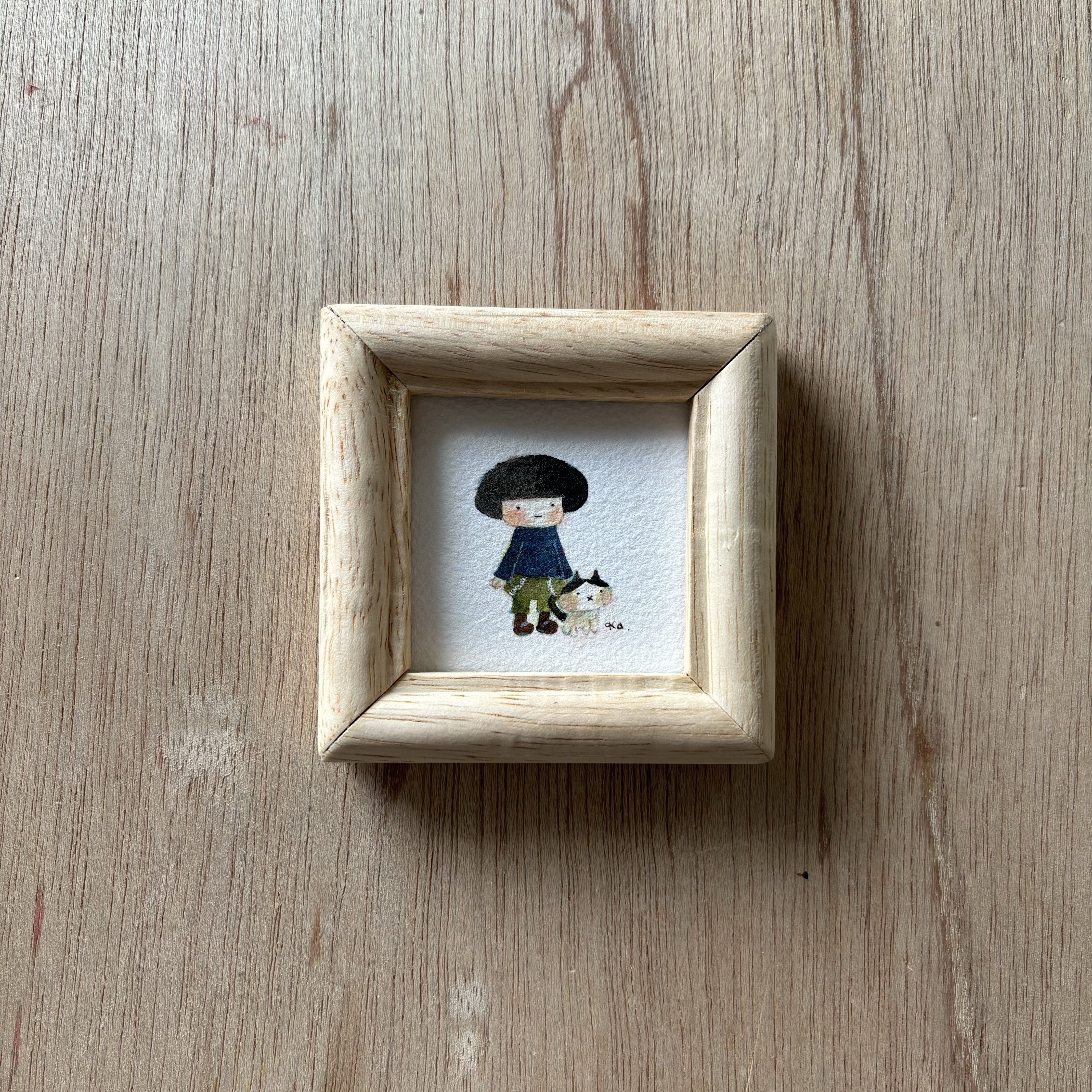 「ふしぎ猫」ミニ額　原画
