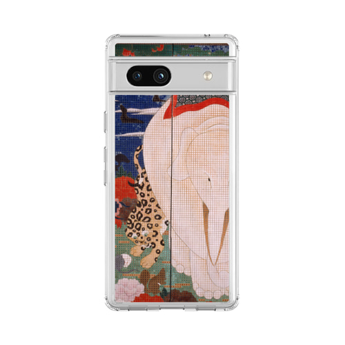 Google Pixelクリアケース 伊藤若冲 鳥獣花木図屏風（象）【高解像度