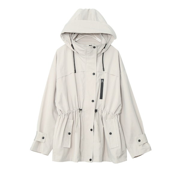 秋冬新作 XL~5XL 大きいサイズ 長袖フード付きジャケット コート レディース 無地 着痩せ ol 通勤 袖丈53 無地 着丈76 着丈77