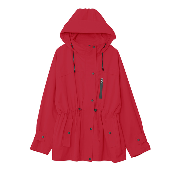 秋冬新作 XL~5XL 大きいサイズ 長袖フード付きジャケット コート レディース 無地 着痩せ ol 通勤 袖丈53 無地 着丈76 着丈77