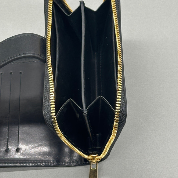 イタリアMontana社プルアップレザー　2つ折り財布　留め具：ホックタイプ（本金メッキ） 本金メッキ 不良の類では御座いません