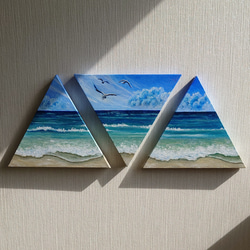 油絵　専用確認　海とカモメ 油絵 専用確認 海とカモメ