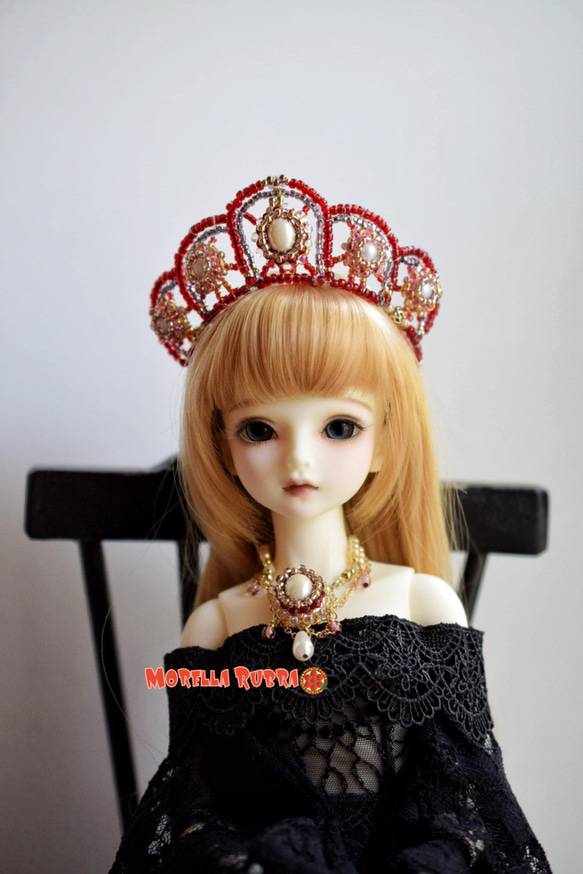 ココシニク風ティアラ(ドール用) その他人形 Morella rubra 通販