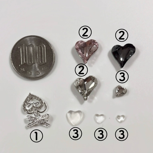 ♡ネイルチップ♡ リボン ピンク マグネット ワンホン シンプル