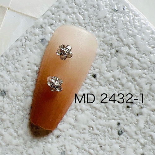 10個) 花ネイルパーツ MD2432 1-10 デコパーツ ネイル用品専門