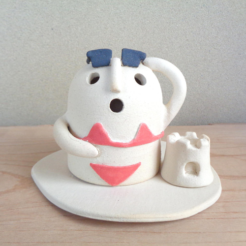 セクシーハニワのミニ香炉 砂のお城のお香立て付き ディフューザー