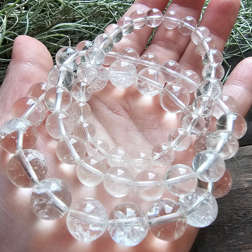 アンナプルナ水晶 ヒマラヤ産12㎜ブレスレット 超レアストーン アンナプルナ水晶 ヒマラヤ産12㎜ブレスレット 超レアストーン