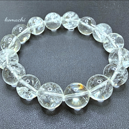 訳あってお買い得！30～80％OFF アンナプルナ水晶 超レアストーン ヒマラヤ産12㎜ブレスレット アクセサリー