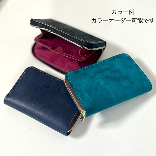 売れ筋アイテムラン ランウドファスナーコインケース【ネイビー】 ミニ財布 財布・ケース・小物入れ