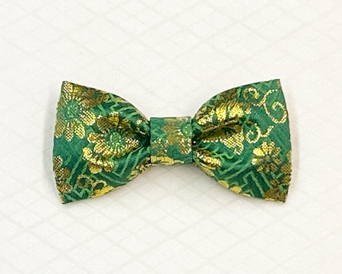 ☆リボン名札クリップ 蝶ネクタイ型ダイナソー柄×ミントグリーン色☆再販8 6def5976d5645f7d20b7e0b3cdd189