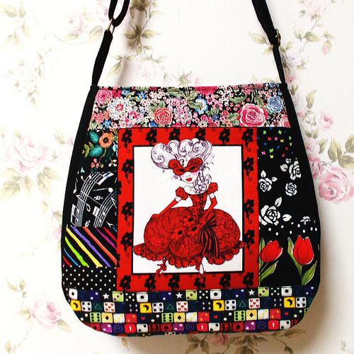 しずく型ショルダーバッグ ロラライハリス マスカレード 仮面舞踏会