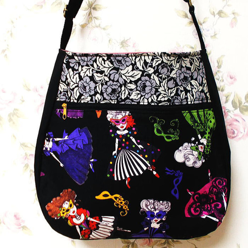 しずく型ショルダーバッグ ロラライハリス マスカレード 仮面舞踏会