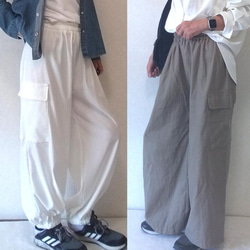 【張り合せなし型紙】 カーゴパンツ　フリー 2枚目の画像