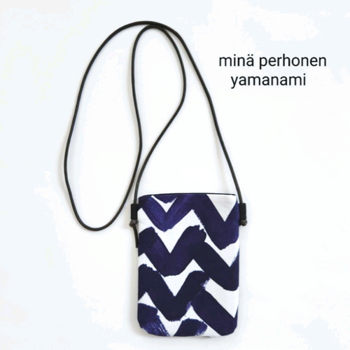 ミナペルホネン スマホショルダー ポシェット ヤマナミ minaperhonen 