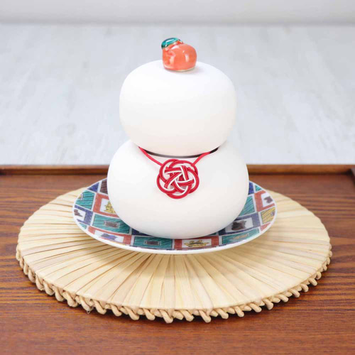 歳末大特価 鏡もち 大【九谷焼】 鏡餅 hama kitchen 通販 18128052  