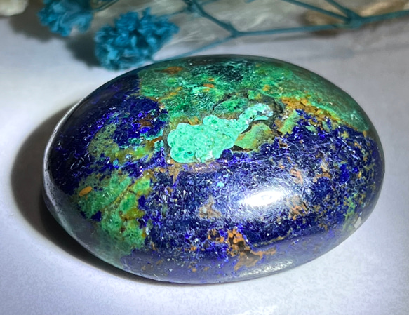 アズロマラカイト✨ マラカイト アズライト 原石 ルース タンブル