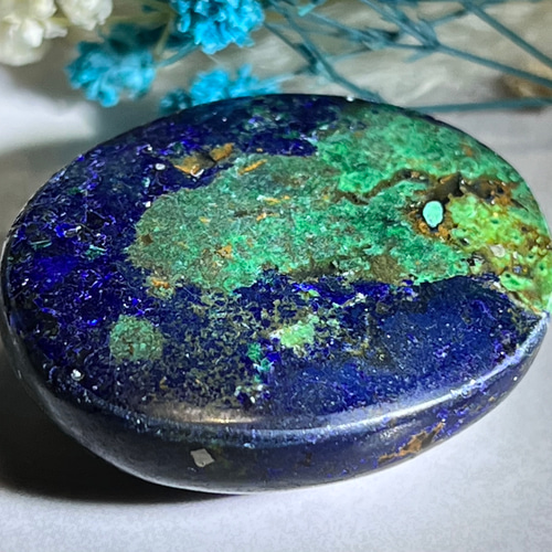 アズロマラカイト✨ マラカイト アズライト 原石 ルース タンブル