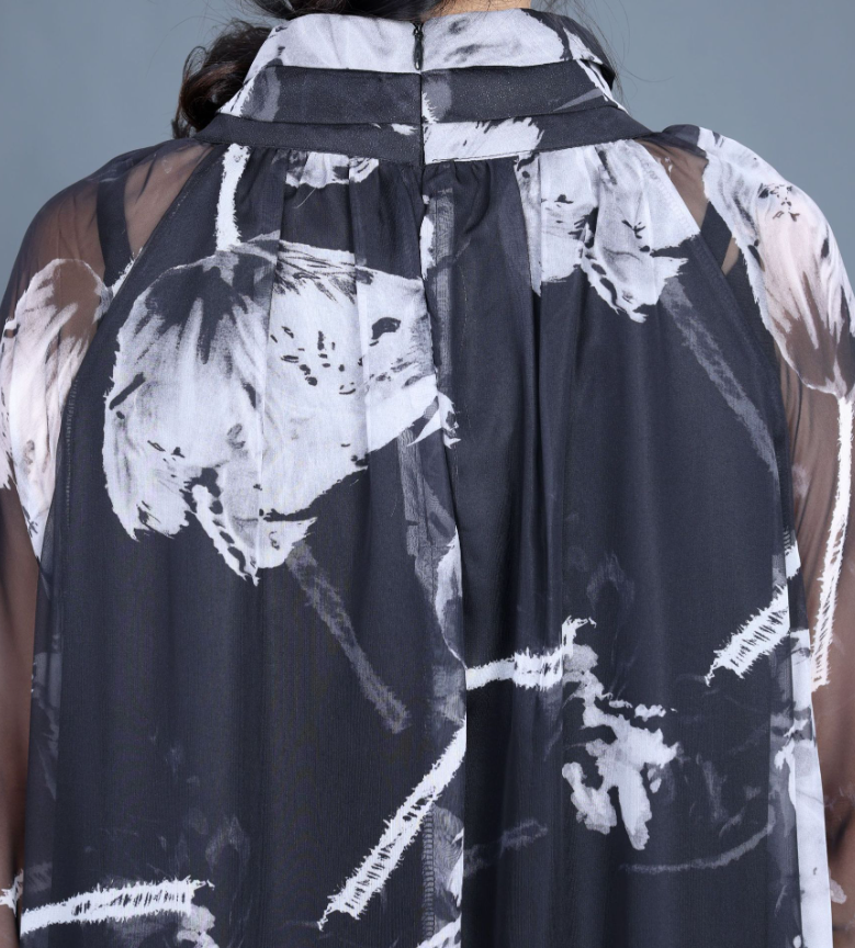 ♪上品.シルクワンピース.ファッション着痩せワンピース  超ゆったり きれいめドレス