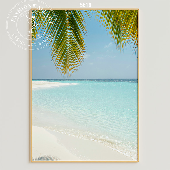 **専用**B3インテリアポスター 海の風景 ビーチ F138 ゴールド 専用**B3インテリアポスター 海の風景 ビーチ F138 ゴールド