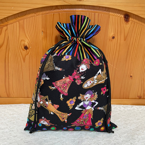 専用★ロラライハリス♡ぷっくり巾着バッグ＆ぺたんこ巾着バッグ 専用☆ロラライハリス♡ぷっくり巾着バッグ＆ぺたんこ巾着バッ