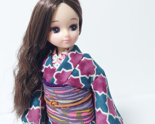 KI0002】リカちゃん 着物（モロッカン柄） その他人形 Cattleya