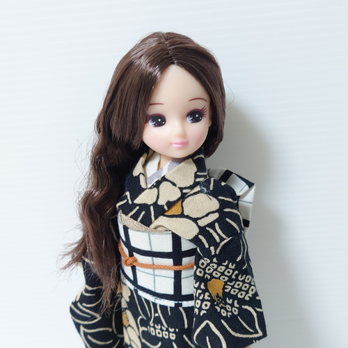 小さな 着物人形 ミニチュアドール ブライスのお友達 リカちゃん