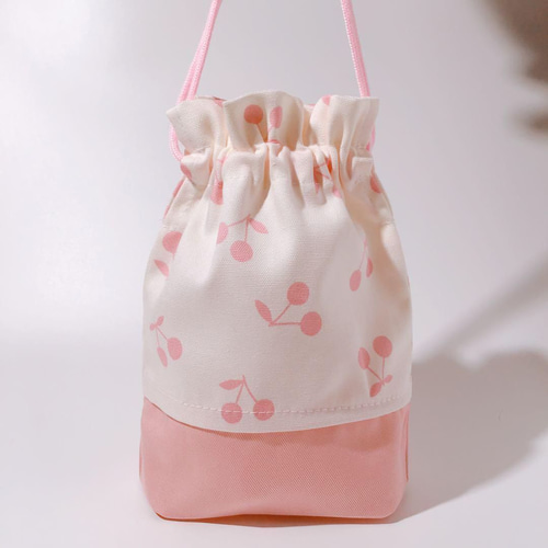 ハンドメイド チェリーブロッサム ランチョンマット&給食袋 ハンドメイド チェリーブロッサム ランチョンマット&給食袋