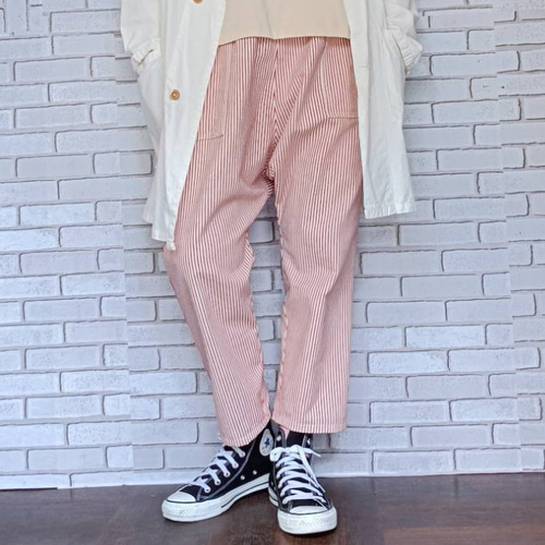 ★★★FRAPBOIS×CHUMS★★★ デニム ヒッコリー サルエル FRAPBOIS×CHUMS デニム ヒッコリー サルエル FRAPBOIS×CHUMS デニム