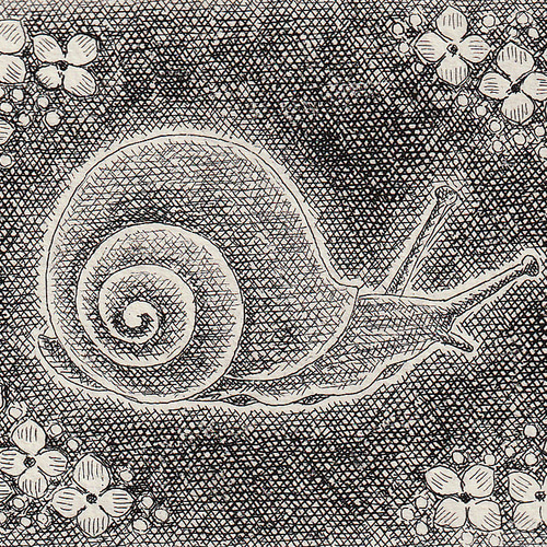 かたつむり・2024/銅版画(作品のみ） 版画 Atelie Gray 通販 18128488