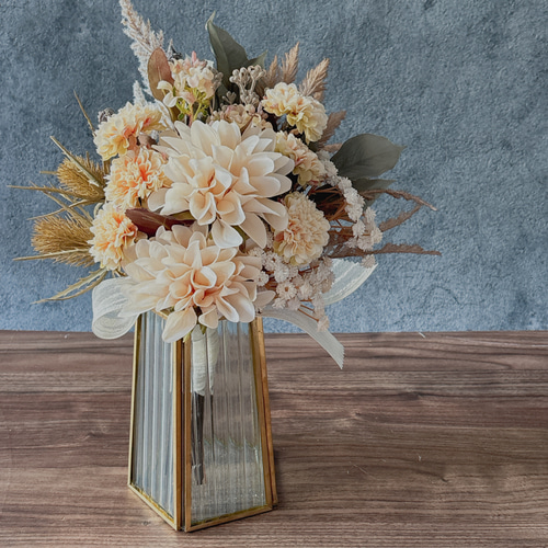 花のある暮らし〜秋〜」ドライフラワー調 アーティフィシャルフラワー  