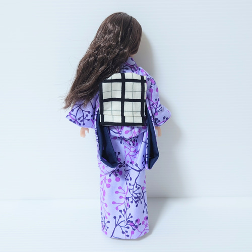 KI0008】 リカちゃん 着物（むらさき小枝） その他人形 Cattleya