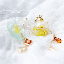 アフタヌーンティー　かわいいティーポットピアス 3枚目の画像