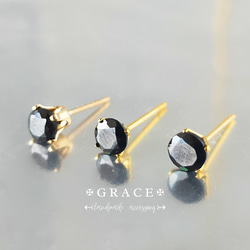ブラックスピネル ピアス の人気通販｜Creema(クリーマ) 国内