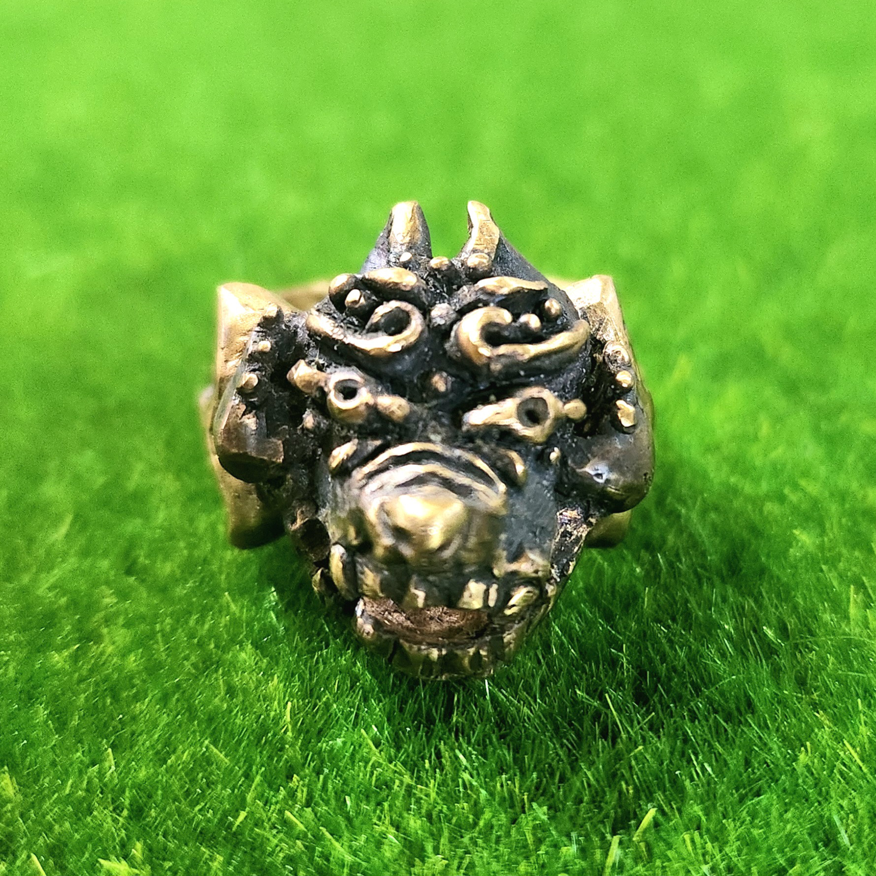 犬神ring(リング 顔指輪 いぬ)